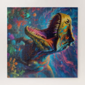 Jigsaw Puzzle T-Rex Dinosaur Moderne Tierkunst (Horizontal)