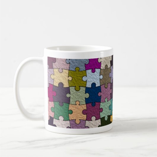 Jigsaw Puzzle Tasse (Links)