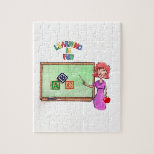 Jigsaw Puzzle Teacher (Vertikal)