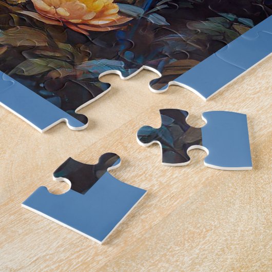 JIGSAW PUZZLE - The Moon Over Mountains & Creek (Seite)