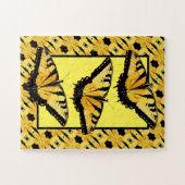 Jigsaw Puzzle Tiger Frack Schmetterlinge (Horizontal)