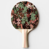 Jigsaw Puzzle Tischtennis Schläger (Rückseite)