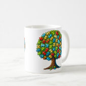 Jigsaw Puzzle Tree Kaffeetasse (VorderseiteRechts)