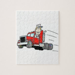 Jigsaw Puzzle Truck Fahrer