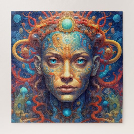 Jigsaw Puzzle von Fantasy-Porträt eines Mädchens (Vertikal)