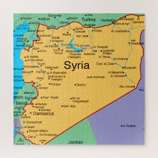 Jigsaw Puzzle von Syrien (Vertikal)