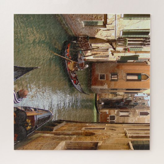 Jigsaw Puzzle von Venice Gondolas "20 x 20" (Horizontal)