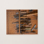 Jigsaw Puzzle Werkzeugseilrahmen für Holzbearbeitu (Horizontal)