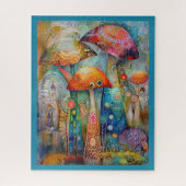 JIGSAW PUZZLE - Whimsical Mushrooms (Vertikal)