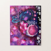 Jigsaw Puzzle - Whimsical Rabbit "Glamour Bunny" (Vertikal)