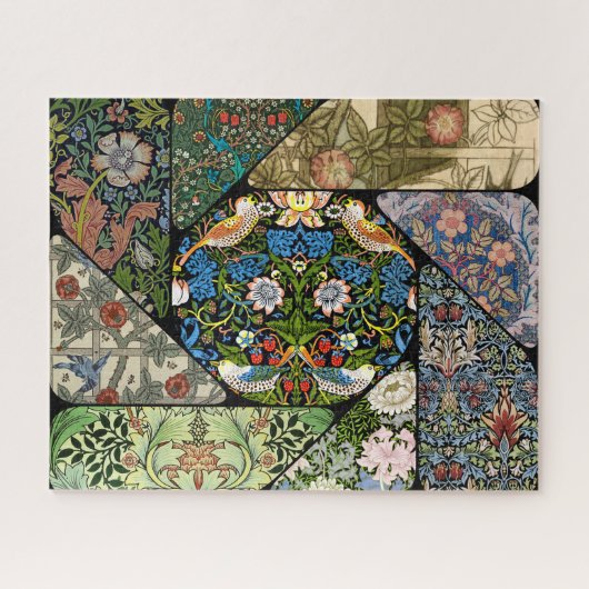 JIGSAW PUZZLE - William Morris Nine Image Collage (Horizontal)