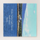Jigsaw Puzzle: Winter Harbour Light Station Puzzle (Horizontal)