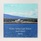 Jigsaw Puzzle: Winter Harbour Light Station Puzzle (Vertikal)