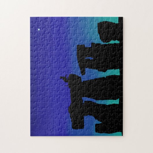 Jigsaw Puzzle Winter Solstice w/ Kitty (Vertikal)