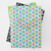 Jigsaw Puzzle Wrapping Paper Set 3 Geschenkpapier Set (Beispiel)