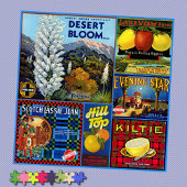 JIGSAW PUZZLE - Wüstenblüte: Kratzeretiketten hers