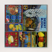 JIGSAW PUZZLE - Wüstenblüte: Kratzeretiketten hers (Horizontal)