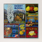 JIGSAW PUZZLE - Wüstenblüte: Kratzeretiketten hers (Vertikal)