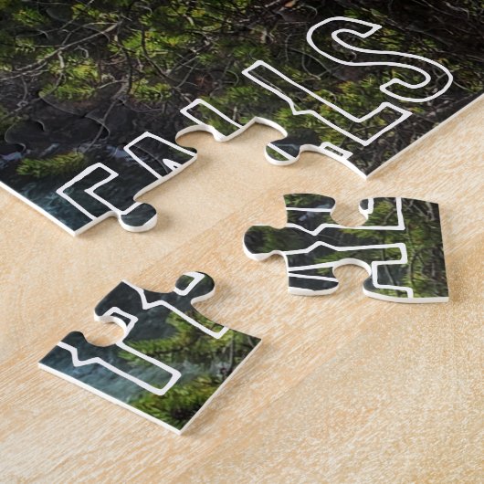 Jigsaw Puzzle Yellowstone Upper Falls (Seite)