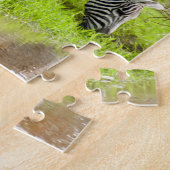 Jigsaw puzzle Zebras am Fluss (Seite)