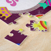 Jigsaw Puzzles – Cute Retro Typography Design for  (Seite)