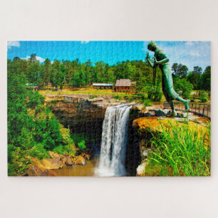 Jigsaw´s Noccaulula Falls Alabama. Puzzle