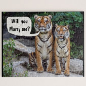Jigsaw Tigers Cat Hochzeit Puzzle