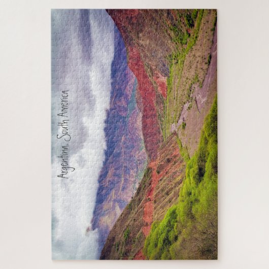 Jigsaw Travel Colorful Argentinien Landschaftliche Puzzle (Vertikal)