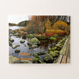 Jigsaw Travel, Finnland im Herbst, Trailside Puzzle