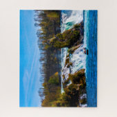 Jigsaw vom Rhein fällt WasserfallS Schweiz. Puzzle (Vertikal)