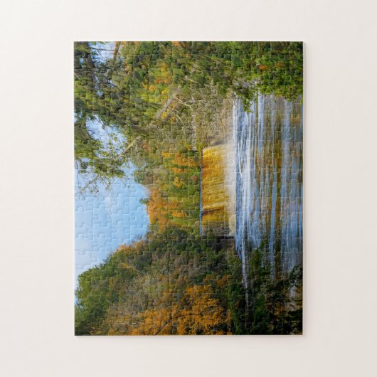 Jigsaw von Tahquamenon fällt Michigan. Puzzle (Vertikal)