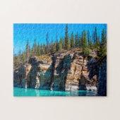 Jigsaws Athabasca River Jasper Canada. Puzzle (Horizontal)