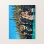 Jigsaws Athabasca River Jasper Canada. Puzzle (Vertikal)