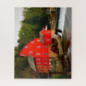 Jigsaws Clinton New Jersey Red Mill. Puzzle (Vertikal)