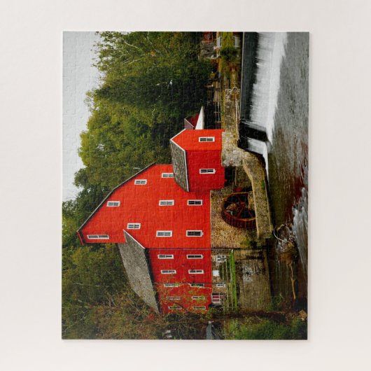 Jigsaws Clinton New Jersey Red Mill. Puzzle (Vertikal)