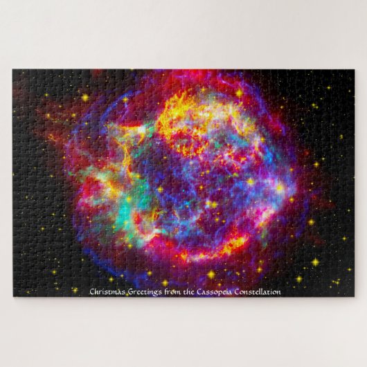 Jigsaws der Cassopeia Constellation. Jigsaw Puz Puzzle (Horizontal)