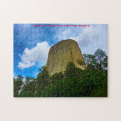 Jigsaws Devils Tower Wyoming USA. Jigsaw Puzzle (Horizontal)