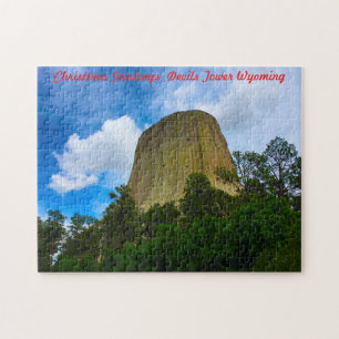 Jigsaws Devils Tower Wyoming USA. Puzzle