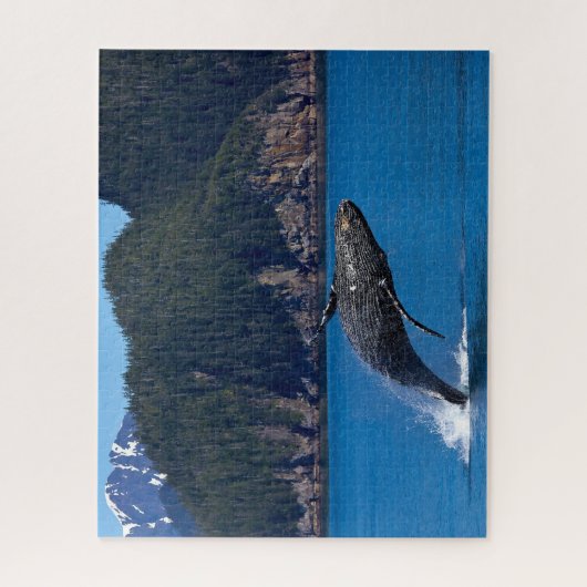 Jigsaws Humpback Whales. Puzzle (Vertikal)