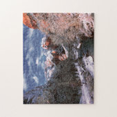 Jigsaws Jungfrau Fluss Zion Nationalpark. Puzzle (Vertikal)