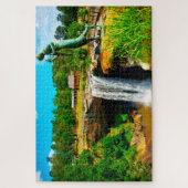 Jigsaws Noccaulula Falls Alabama. Puzzle (Vertikal)