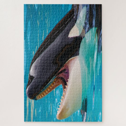 Jigsaws Orcas oder Killer Whales Puzzle (Vertikal)