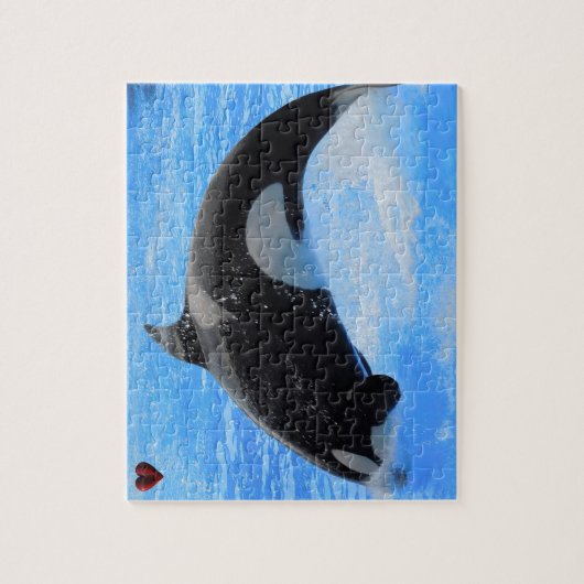 Jigsaws Orcas oder Killer Whales Puzzle (Vertikal)