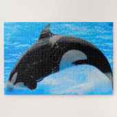 Jigsaws Orcas oder Killer Whales Puzzle (Horizontal)