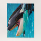 Jigsaws Orcas oder Killer Whales Puzzle (Vertikal)