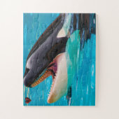 Jigsaws Orcas oder Killer Whales Puzzle (Vertikal)