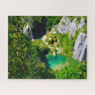 Jigsaws Plitvice Seen Kroatien. Puzzle