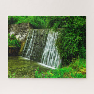 Jigsaws Polen Malopolska Lukowica Wasserfall. Puzzle