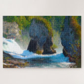 Jigsaws Rhine Falls Germany. Puzzle (Horizontal)