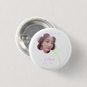 Jihyo Kpop Twice Cute Teen Aesthetic Button (Vorne & Hinten)